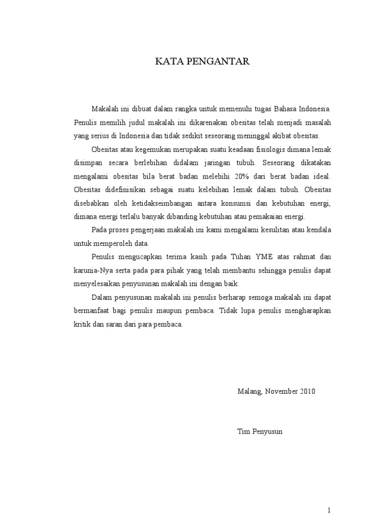 Makalah Obesitas Pada Remaja Pdf