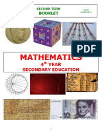 Maths Booklet - 4 Eso - Second Term