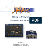 Lighting Control System For Mac OS X and PC Windows