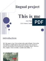 Bilingual Project: This Is Me