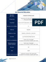 Programa Cátedra Institucional