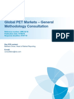 PET Methodology Consultation 2018