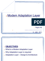 Modem Adaptation Layer: Raghu NS