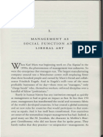 Drucker - Management As Social Function and Liberal Art