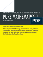 IAL Edexcel Pure 1 Mathematics SB