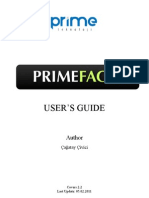 Prime Faces Users Guide Preview