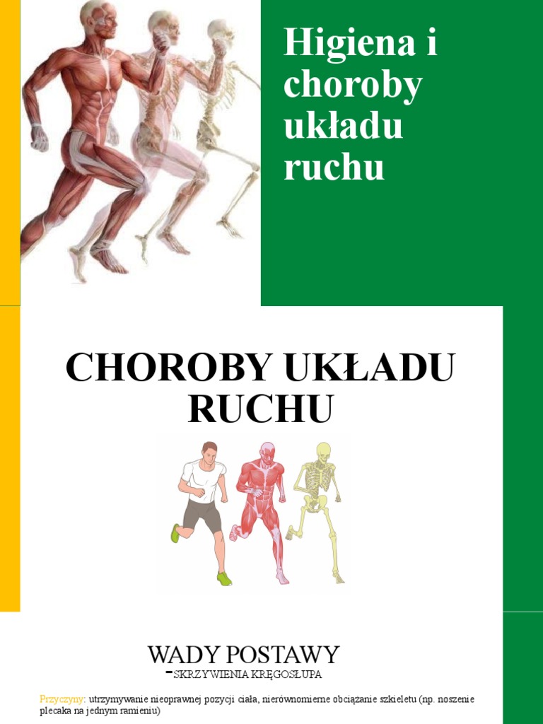 Higiena I Choroby Układu Ruchu 2 | PDF