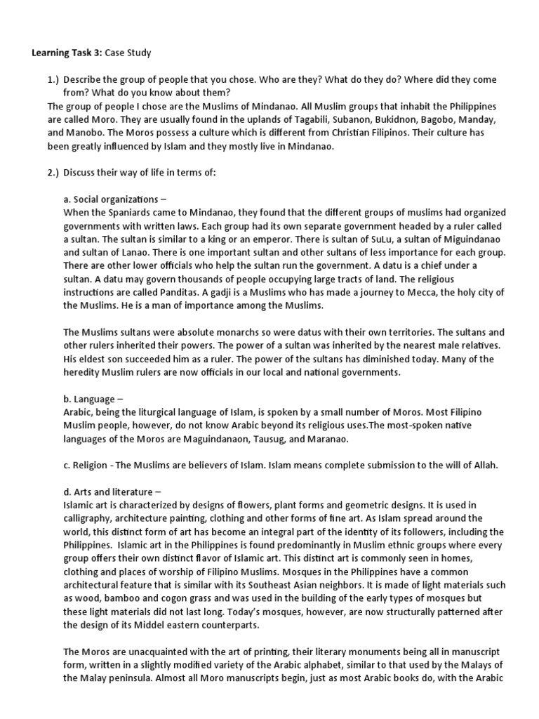 UCSP - Learning Tasks - Week 3 | PDF | Abrahamic Religions
