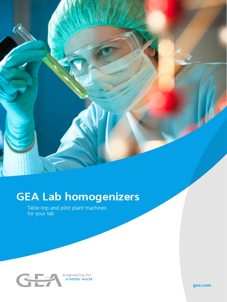 GEA Lab Homogenizers | PDF | Laboratories | Foods
