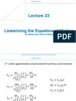 Linearizing The Equation of Motion: - To Obtain Close Closed Solution