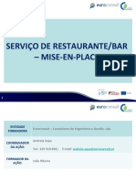 Serviço de Restaurante/Bar - Mise-En-Place