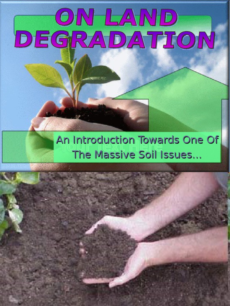 On Land Degradation PDF Environmental Degradation Erosion