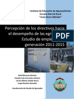 Informe - Estudio de Empleadores - Gen 2011-2015 - Versión Preliminar