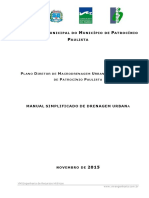 Manual Simplificado de Drenagem Urbana Patrocínio Paulista