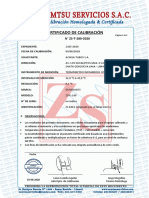 Certificado de Termómetro IR (ZS-280-2020)