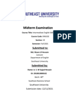 Midterm Examination: Submitted To