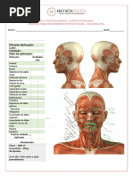 Pontos de Aplicação de Botox Facial | PDF | Rosto | Corpo humano