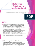 Harmonização facial com toxina botulínica e ácido hialurônico