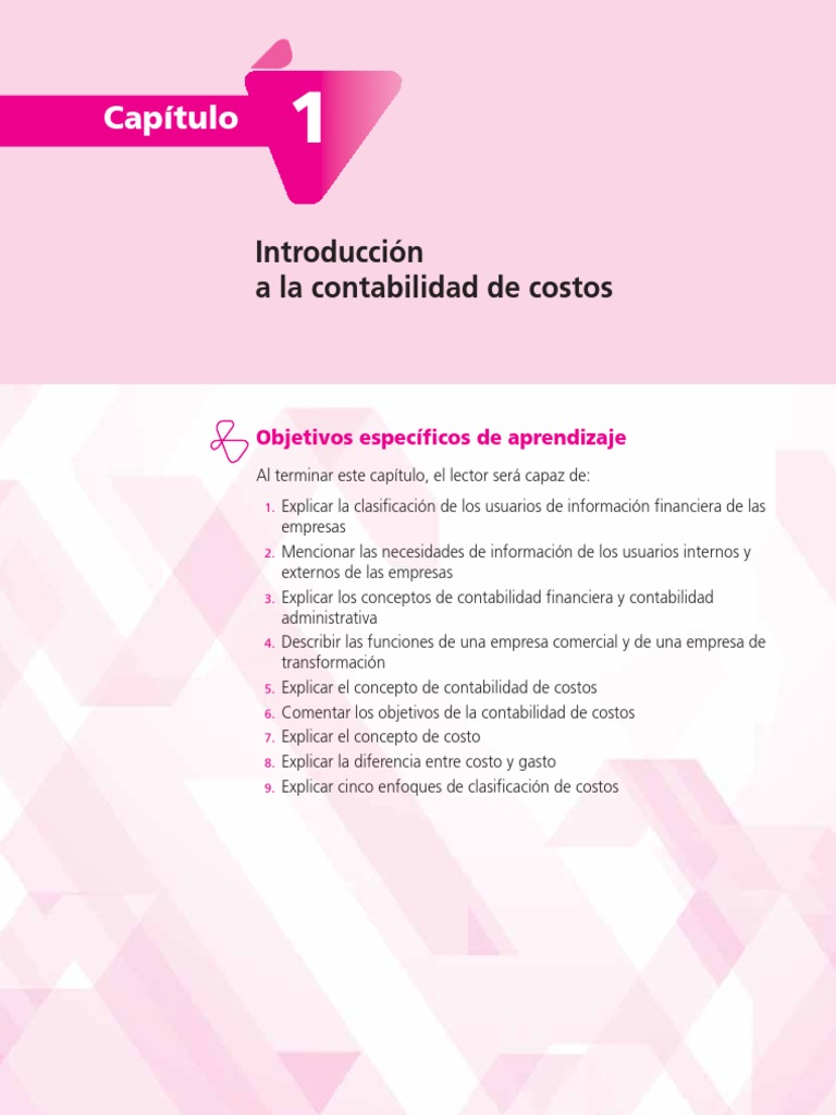 Introducción a la Contabilidad de Costos | PDF | Contabilidad de costos ...