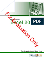 Excel Courseware 2010