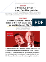 Dossier Jeune Afrique - Le Drian - Juin 2021