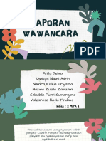 Laporan Wawancara