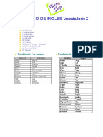 Curso de Ingles Vocabulario 2 Nuevo