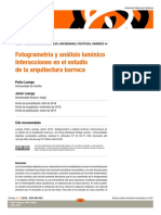 Fotogrametria y Analisis Luminico