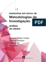 Metodologias Investigacao_Vol3_Análise de Dados_Clara Pereira Coutinho (2015)