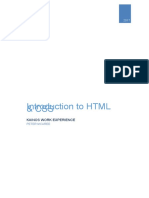 1 - Introduction To HTML & CSS