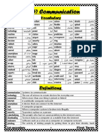 Unit (5) Communication: Definitions