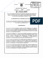 Decreto 154 Del 11 de Febrero de 2021