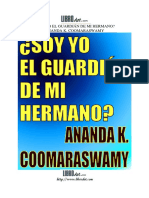 Coomaraswamy - Soy Yo El Guardián de Mi Hermano 98 P