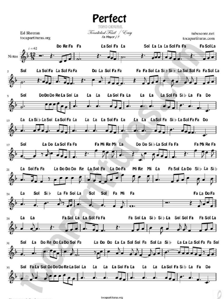 Perfect Partitura | PDF