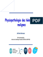 Master SNS Physio hémopathies malignes