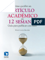 Como Escribir Un Articulo Academico en 12 - Wendy Laura Belcher