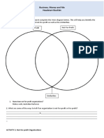 Business, Money and Me Headstart Booklet: ACTIVITY 1: Venn Diagram