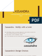 Cassandra: A Distributed Database With No Single Point of Failure
