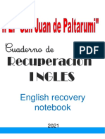 Recuperación I Ngles: English Recovery Notebook