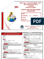 Name: Standard: Section: School: Exam No: Higher Secondary Second Year-Physics