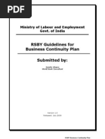 RSBY Guidelines for Business Continuity Plan_ver 1
