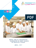 Elaboracion de Menu de Productos Locales (2)