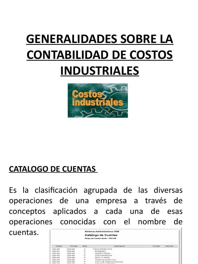 Contabilidad de Costos Industriales | PDF | Costo | Inventario