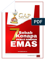 7 Sebab Kenapa Simpan Emas