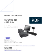 Guide To Features Surepos 300 4810-33X: Last Update: March 25, 2009