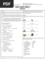 Science 5 - Quarter 3 - Weeks 1-2 Answer Sheet