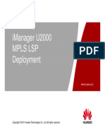 ODM092008 Imanager U2000 MPLS LSP Deployment ISSUE1