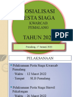 Sosialisasi Pesta Siaga 2022