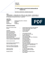 Solicitud ampliación plazo obra agua Calamarca