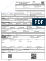 Declaración adquisición importación Perú sillas polietileno